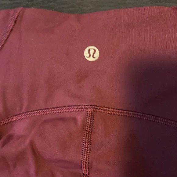 Lululemon Maroon Leggings - Picture 2 of 6